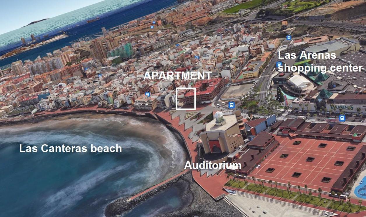 לאס פאלמס דה גראן קנאריה Luxury Holiday Home In Canteras Beachfront מראה חיצוני תמונה